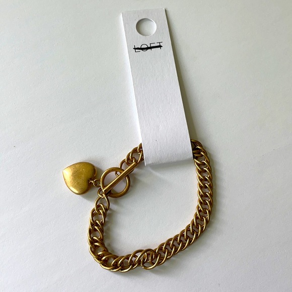 LOFT Jewelry - LOFT Gold Heart Bracelet